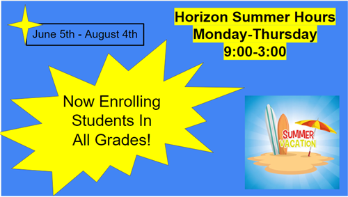  Summer Hours - Horas de Verano
